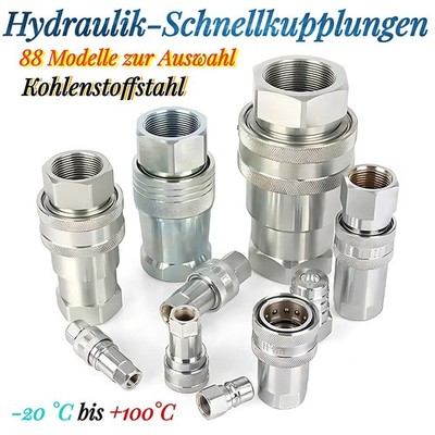 Hydraulik Kupplung Schnellkupplung Steckkupplung Stecker Muffe Alle Variante Neu