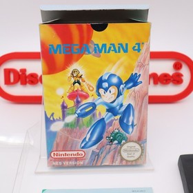 NES Nintendo MEGA MAN 4 / MEGAMAN IV - PAL VERSION COMPLETE! Cleaned & Tested!