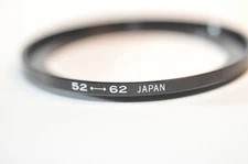 52mm to 62mm step up ring