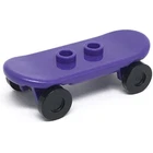 Lego Dark Purple Skateboard with Black Wheels (42511) inv.562