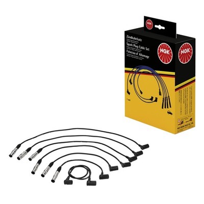 Zündleitungssatz 7 Kabel schwarz NGK für u.a. MERCEDES-BENZ 124
