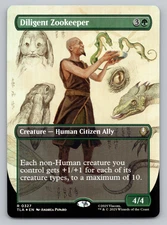 Diligent Zookeeper Borderless FOIL - Avatar Last Airbender - MTG