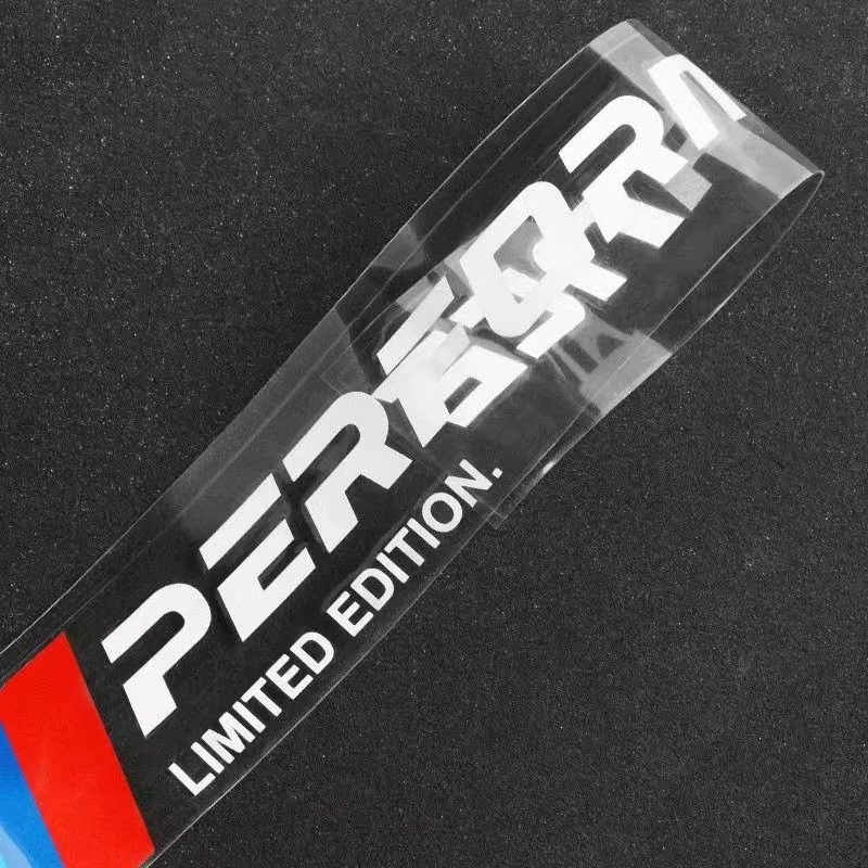 Calcomanía adhesiva blanca para carrocería de coche M Performance 2 piezas para BMW 357 M2M3M4 X1X3X4X5X6 Foto 4 de 4