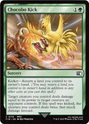 Chocobo Kick Foil FINAL FANTASY NM