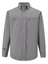 Mens FR Shirts 6.5OZ Light Weight Welding Flame Resistant CAT2/NFPA2112