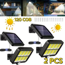 1200000lm LED Solar Street Light Security Flood Lamp Motion Sensor Outdoor Wall