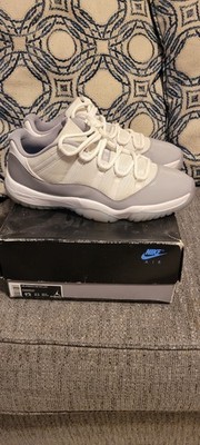 Jordan Air Jordan 11 Retro Low Cool Cement Grey Sneakers Gray White