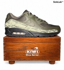 Nike Air Max 90 Cargo Khaki Reflective Men s 12 Olive Sneakers DZ4504-300