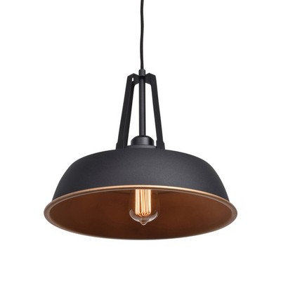 Access Lighting 23777/MGL Nostalgia 1 Light 13-13/16''W Pendant - Black
