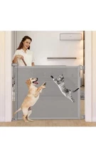  Retractable Extra Wide Mesh Indoor/Outdoor Gate Free Shipping 