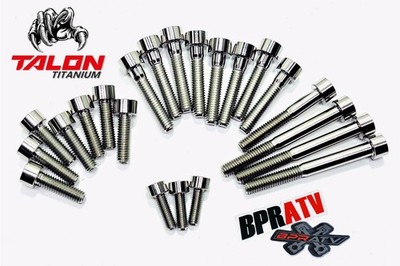 Yamaha Banshee 350 Side Cover Bolts Titanium Left & Right Engine Cover Bolt Kit!
