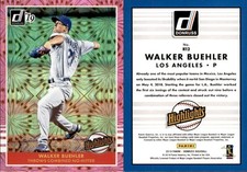2019 Panini Donruss Walker Buehler Highlights Pink Fireworks