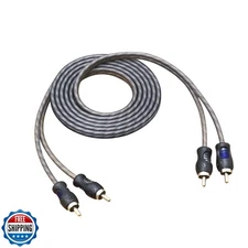 RECOIL RCI-26 100% Oxygen Free Copper 6ft 2-Channel RCA Audio Cable, Twisted 