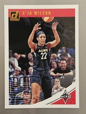 A'ja Wilson 2019 Donruss WNBA #9 2nd Year Base Card