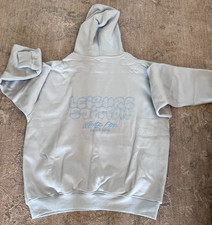 White Fox Boutique Leisure Edition Oversized Hoodie Baby Blue size L/XL-NWT