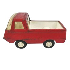 Tonka Red Pressed Steel Pickup Truck Toy Made in USA Vintage