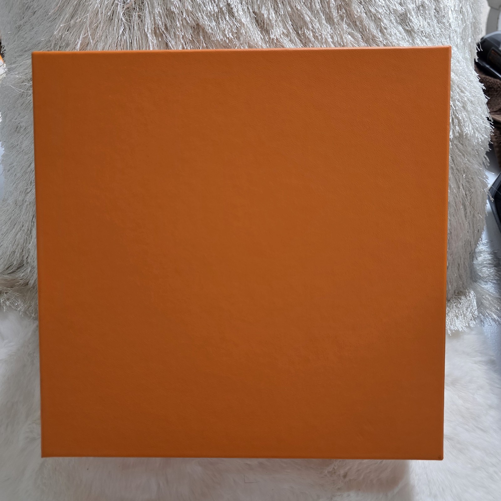 Authentic Hermes Empty Box 10" x 10" x 4" w/Tissue Paper — image 8