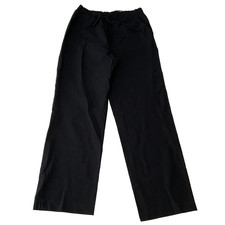 Asos Design Trouser Ankle Pants Womens Size S Black 32" Inseam Wide Leg Pockets
