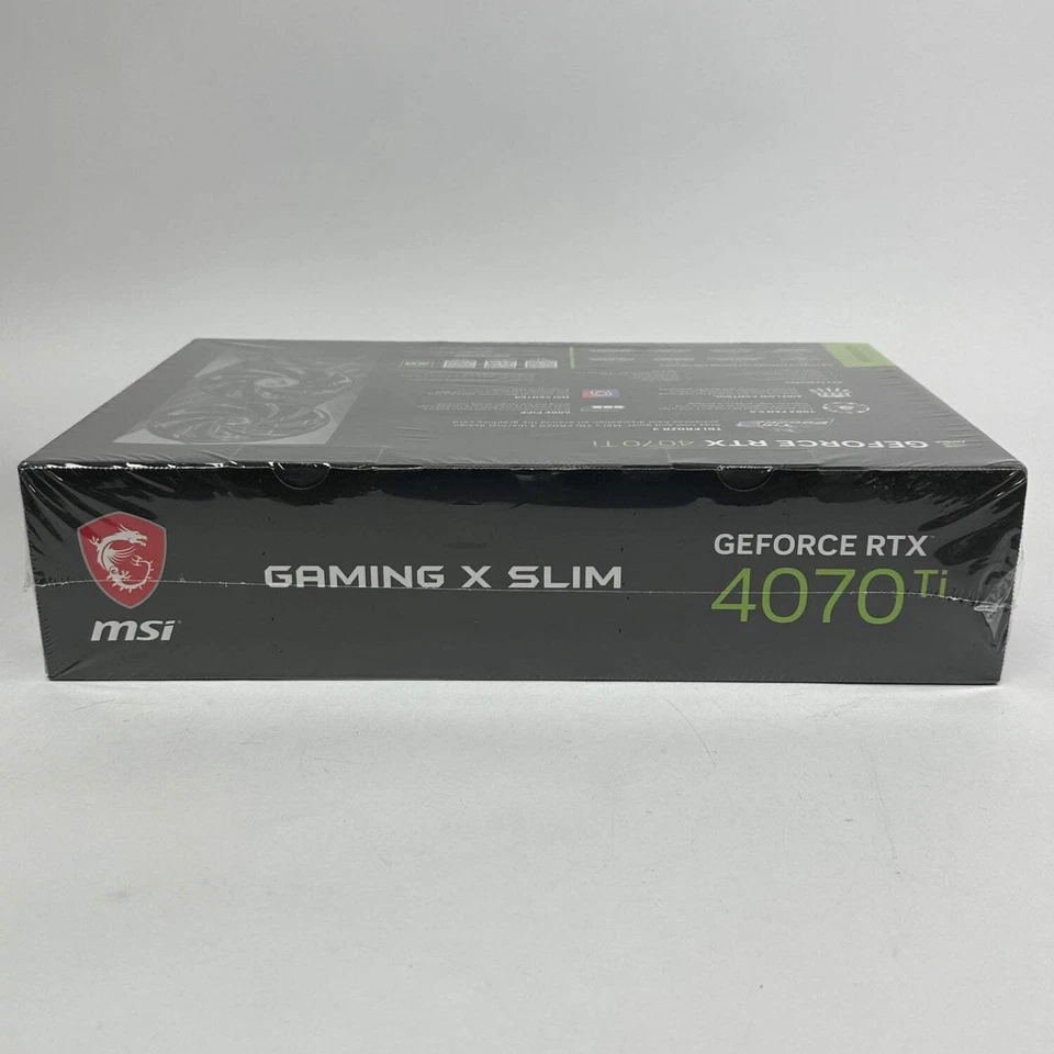 New MSI GeForce RTX 4070 Ti GAMING X SLIM 12GB GDDR6X Graphics Card - Image 3 of 4