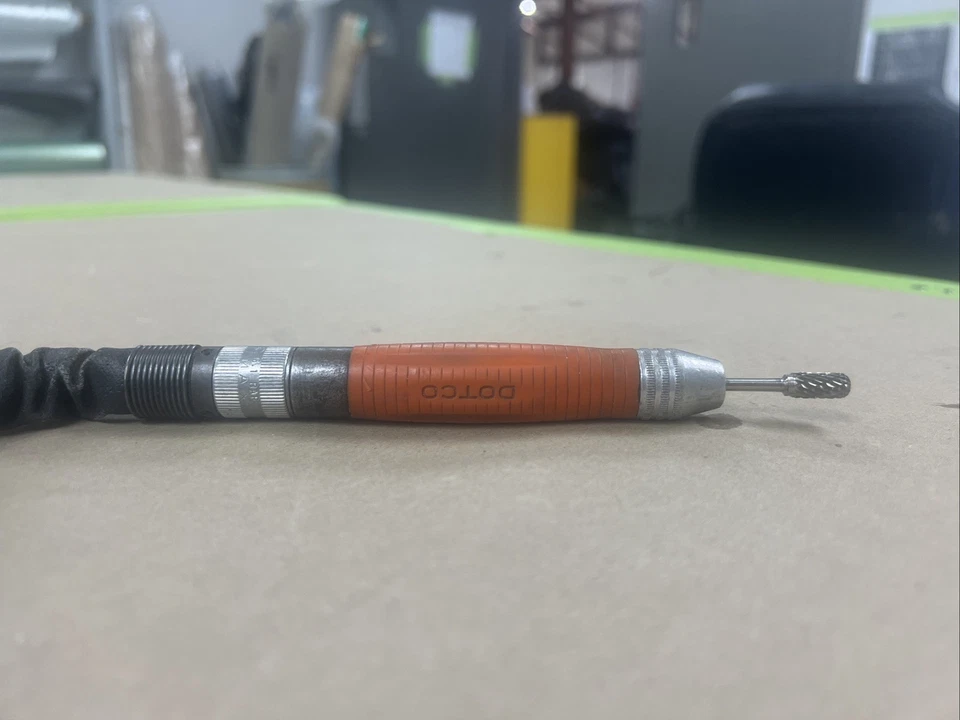 Карандашная шлифовальная машина Dotco, 1/8 дюйма NPT воздухозаборник, цанга 1/8 дюйма, промышленная, 60000 об/мин - Изображение 2 из 2