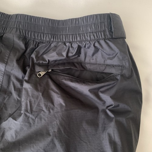 Marmot Men's Pants Large Black Precip Lightweight Waterproof Ankle Zip Outdoor - Picture 5 of 14