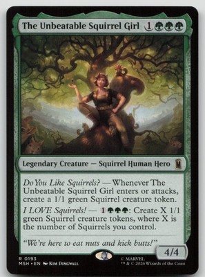 The Unbeatable Squirrel Girl 193 MSH MTG Rare NM