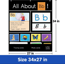 All about Letter Pocket Chart, Letter of the Day/Week Activity Wall-Provides ...