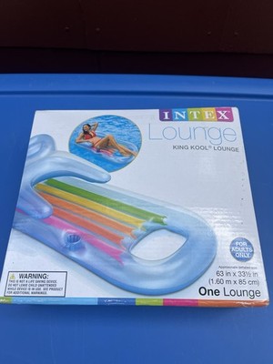 Intex King Kool Lounge Inflatable Pool Lounge Float, Model 58802EP