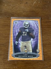 2014 BOWMAN ROOKIE ORANGE ANTHONY BARR RC /50 MINNESOTA VIKINGS
