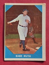 1960 Fleer Baseball Greats #3 Babe Ruth NY Yankees Fenway Red Sox VGEX/EX