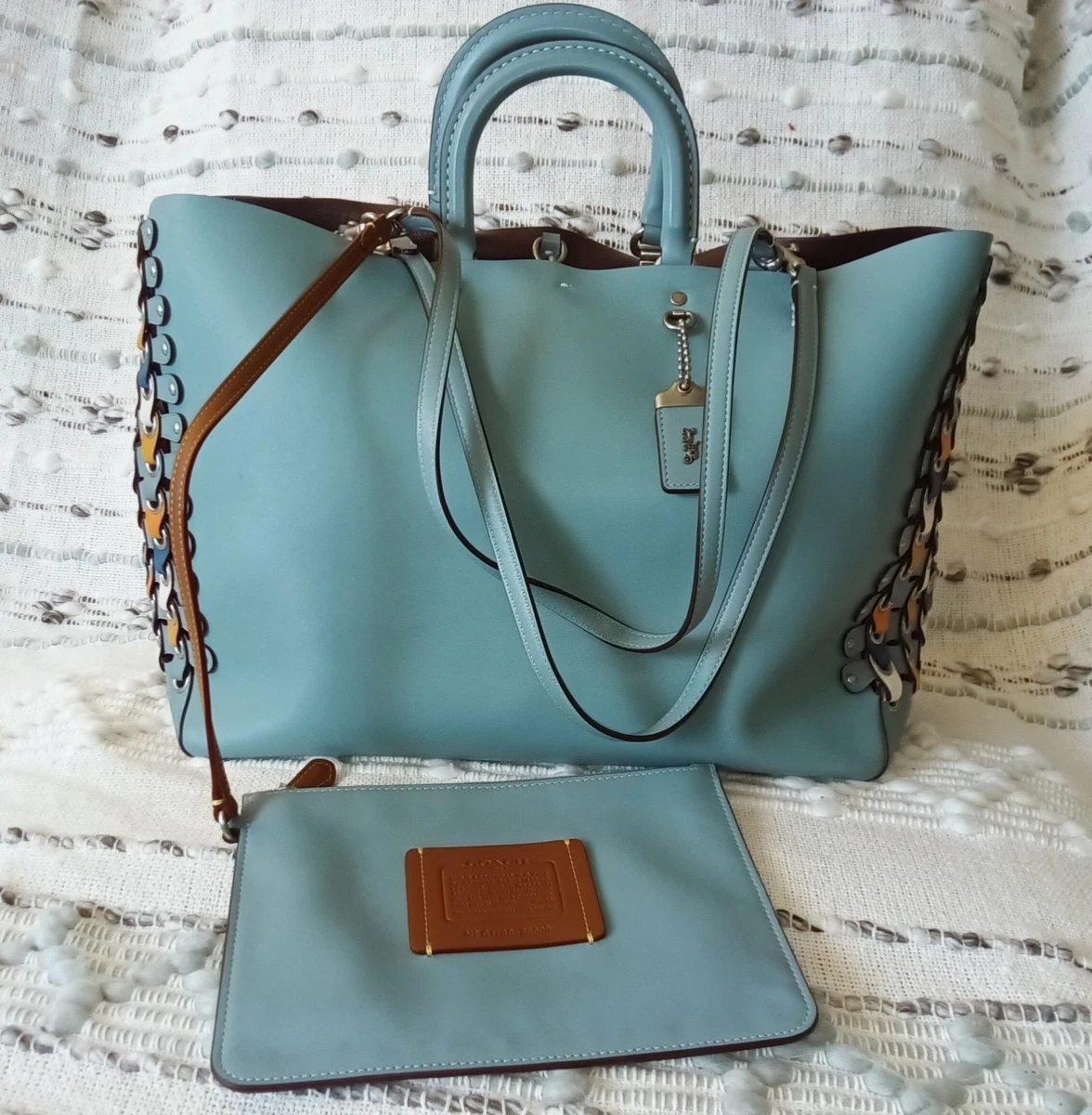 Coach Rogue Leather Exterior Tote Bags & Handbags for Women for