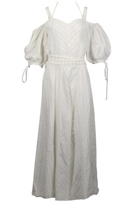 LOEWE + PAULA'S MAXIKLEID IBIZA LEINENMISCHUNG FR 40 UK 12