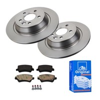 ATE Bremsscheiben Ø302Mm + BremsbelÄGe Hinten FÜR Ford Galaxy WA6 S-MAX WA6