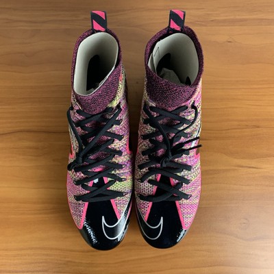 Size 12.5 - Nike Vapor Edge 360 Untouchable Mid Black Hyper Pink