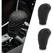 Pack-2 Shift Knob Cover, Anti-Slip Silicone Gear Shift Knob Cover, Shift Protect