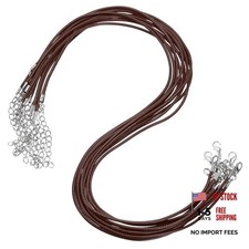 10pcs 18 Inch Waxed Necklace Cord, Bulk Neckl...