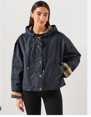 Royal Navy~ Barbour Ryedale Waxed Cotton Jacket MSRP$540 British Elegance