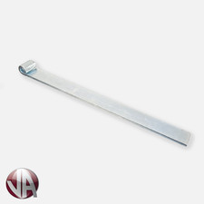 Weld On Trailer Hinge Straight 460mm  18" Zinc Plated Strap For Gudgeon Pin