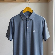 New, Rhoback The Great Dane Men'S Short Sleeve Performance Polo