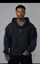 YoungLa Batman Armored Zip-Up Black Wash (XLarge) (Order Confirmed)