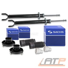 2x STO&szlig;D&Auml;MPFER +SACHS DOMLAGER+MANSCHETTEN VORNE F&Uuml;R MERCEDES E-KLASSE W211 S211