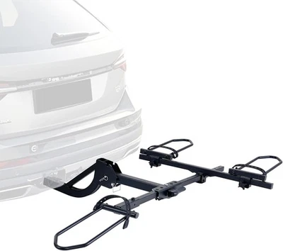 MOONCOOL Folding Hitch Trike Rack Rear Bike Carrier for Adult Tricycles 170 lbs