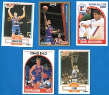 Lot of (13) 1989-1990 Cleveland Cavaliers basketball cards, Kerr, Nance, NM-MT!