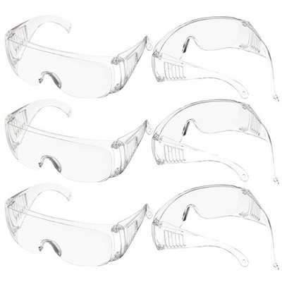 6 Pairs Safety Glasses Work Protective Eyeglasses Lab Protective Eyewear