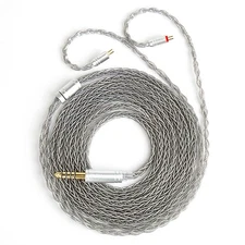 keephifi KBEAR ST12 Plus 2 Meters Gray IEM Cable 4.4 MM 2PIN Type, 2m, 