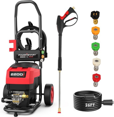 #ad PowerSmart 2200 PSI Pressure Washer 1.2 GPM Metal Wand Soap Tank $313.99