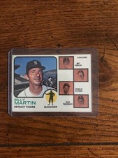 Billy Martin 1973 Topps Baseball Card