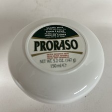 PRORASO Shaving Soap With Aloe Green Tea Ultra Sensitive Skin 150ml 5.2oz