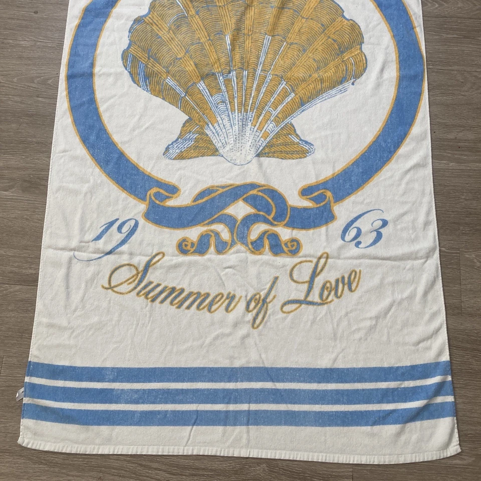 Juicy Couture Towel 90s 00s Summer Of Love Streetwear Shell Beach Pool Towel - Image 4 of 4