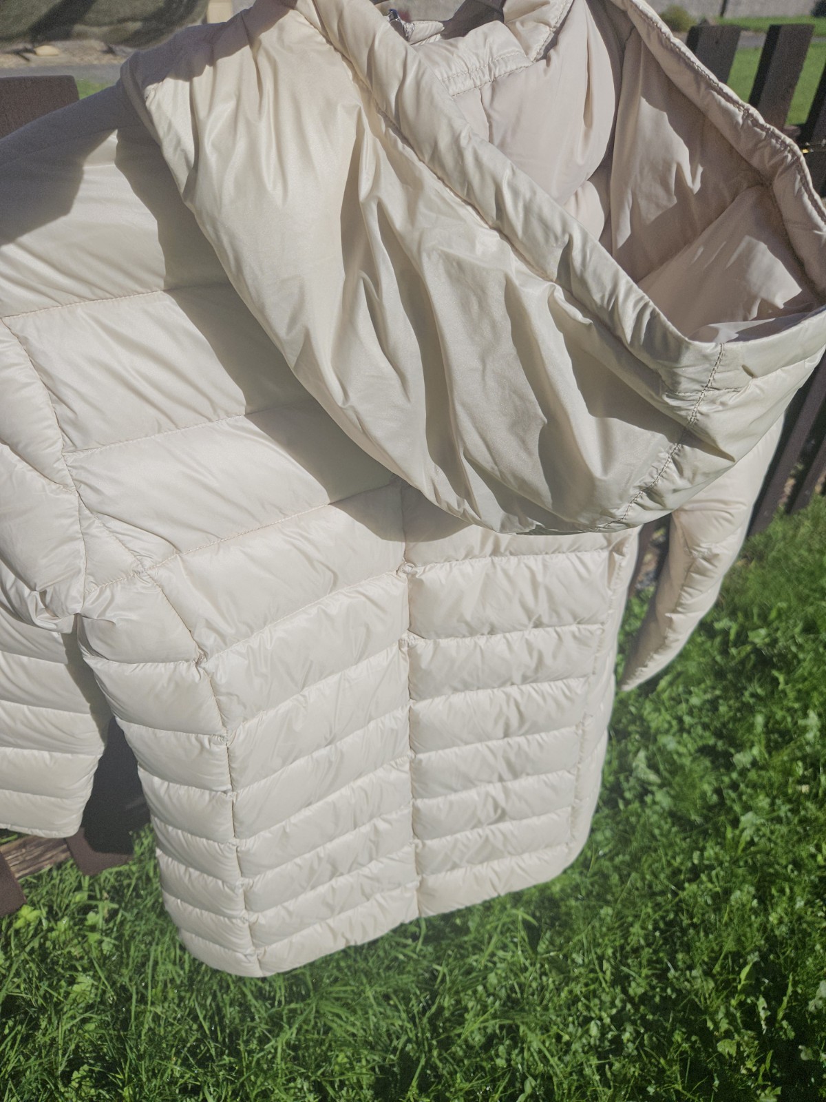 Pyrenex Atom Woman's Mid Length Coat. Feather Grey 36(8) Rrp £350 #S248 image 7